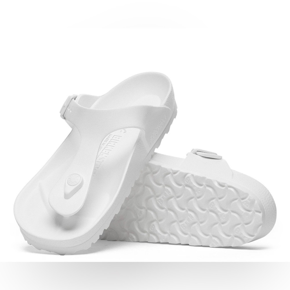 Birkenstock Gizeh EVA White Sandals Womens Size 41 (10)